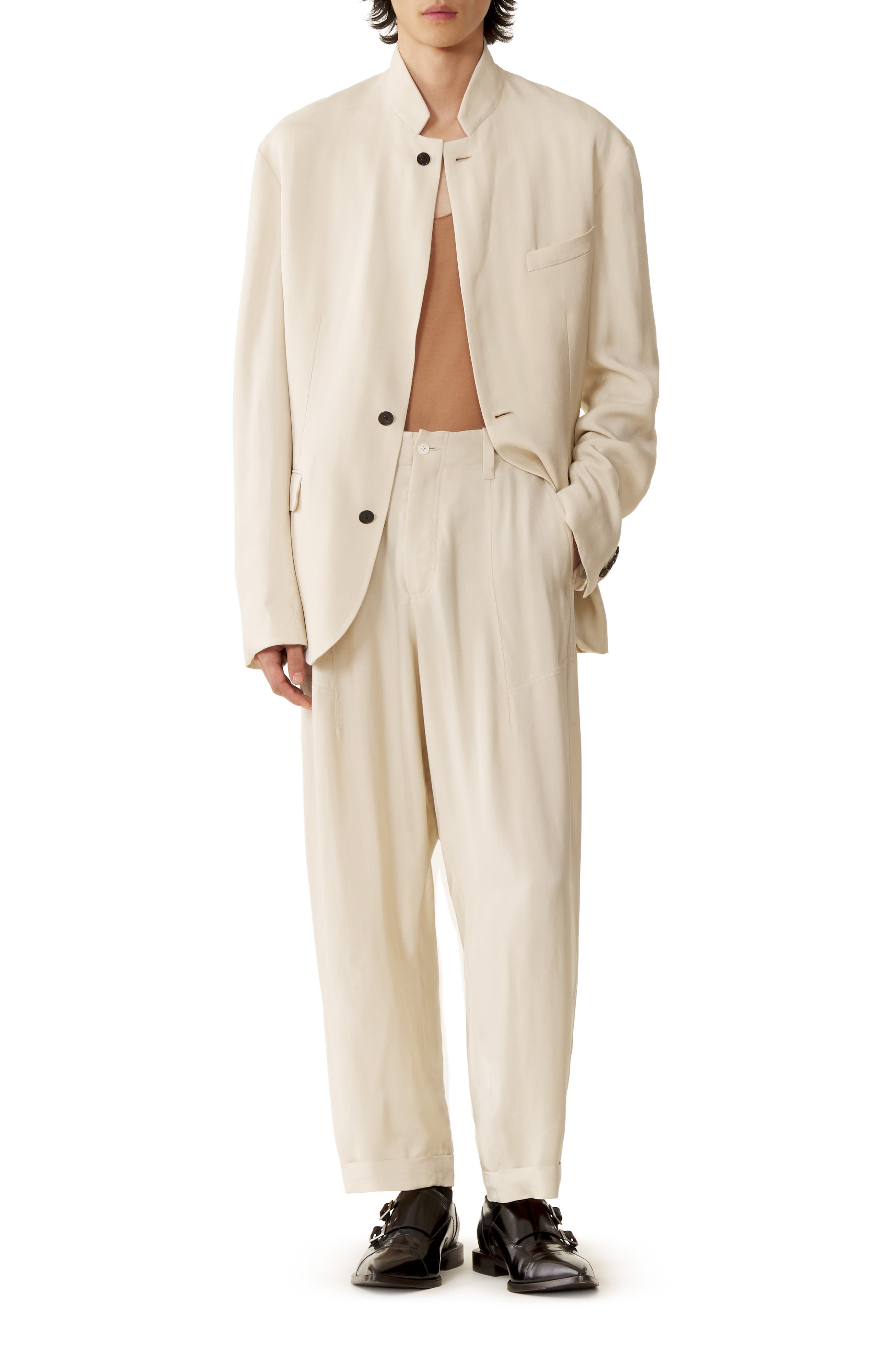 Loose-Fit Pants In Viscose - image 2