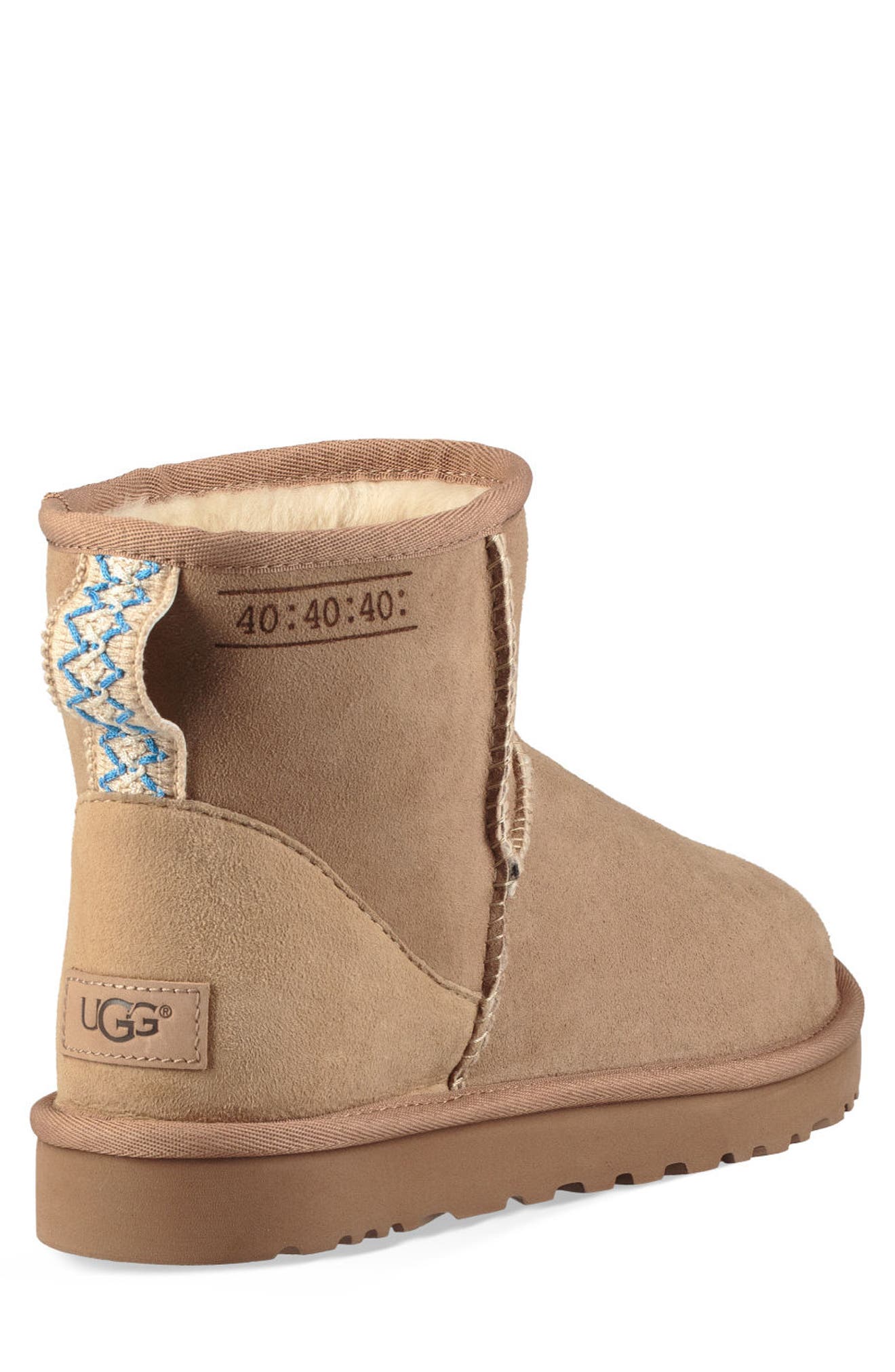 UGG<sup>®</sup> Classic Mini 40:40:40 Anniversary Boot, Alternate, color, 