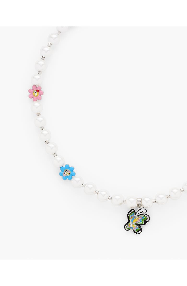 Marc Jacobs Garden Faux Pearl Station Bracelet, Alternate, color, 