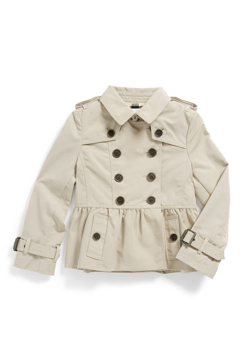 'Mini Rushcourt' Trench Coat, Main, color, TRENCH