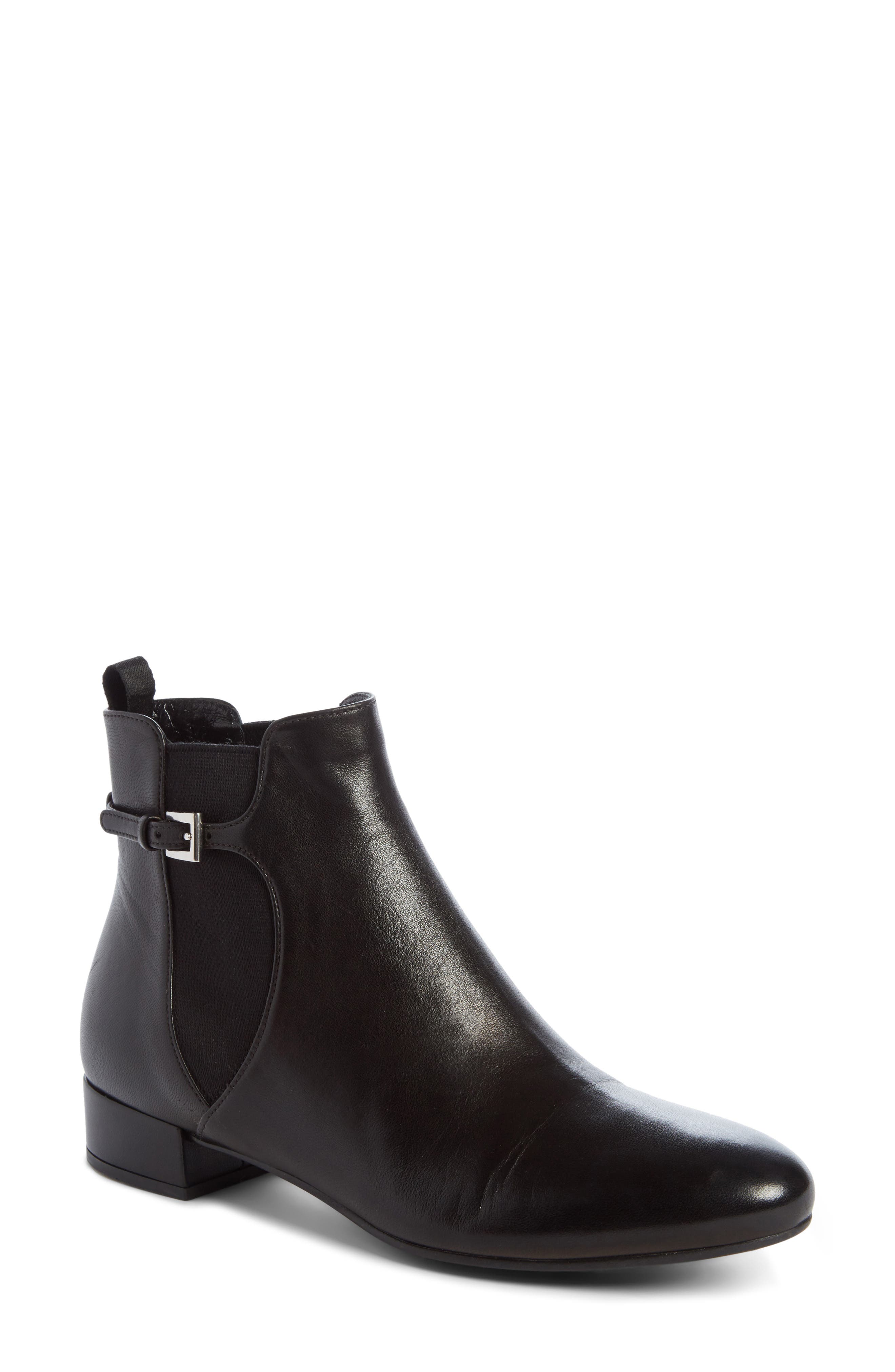 Prada Buckle Chelsea Boot, Main, color, 