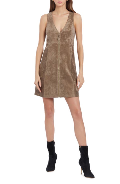 Collins Faux Suede Minidress