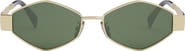 CELINE Triomphe 54mm Geometric Sunglasses