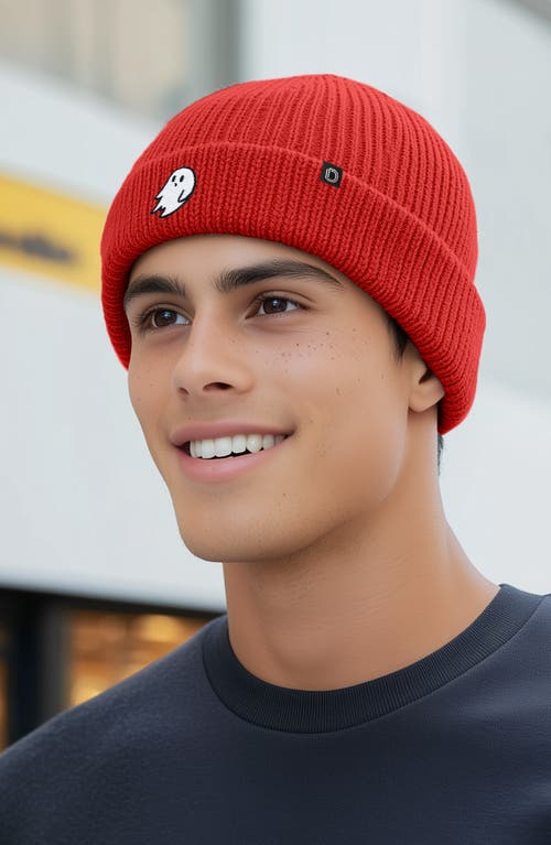 Dalix Ghost Beanie In Red