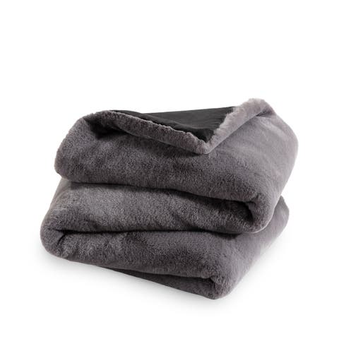 Faux Fur Throw  Blanket