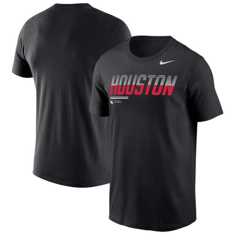 Men's Nike Black Houston Cougars Wordmark Logo Legend T-Shirt