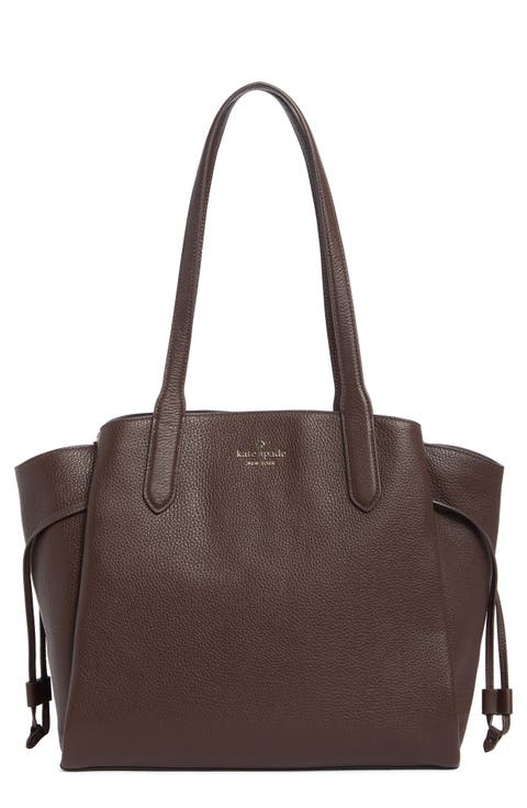 Dumpling Medium Pebbled Leather Tote