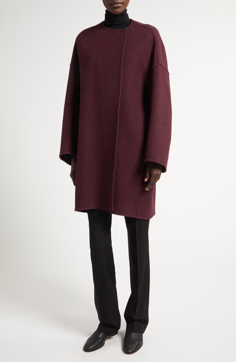 The Row Verlain Oversize Camel Hair Cape Jacket, Alternate, color, 
