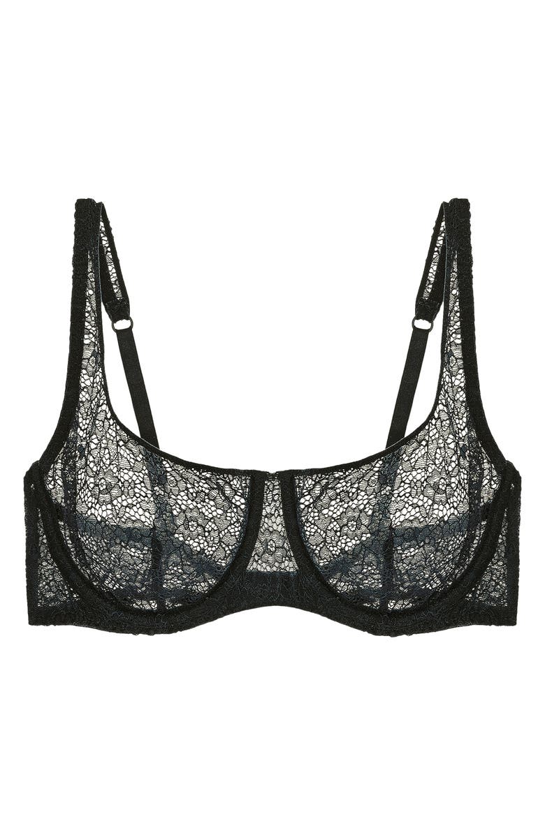 JOURNELLE Alix Underwire Demi Bra, Alternate, color, Noir