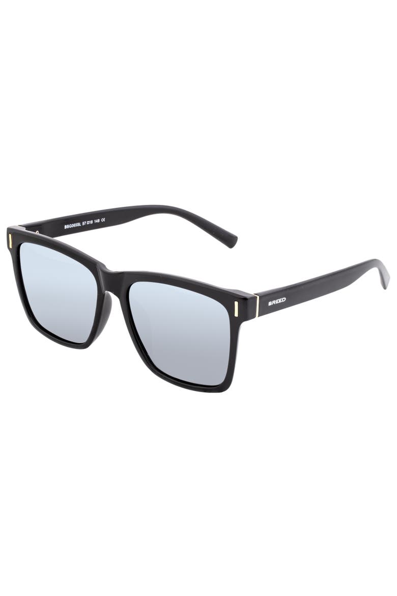 Pictor Polarized Sunglasses, Main, color, Black/Silver