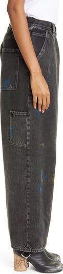 Maison MIHARA YASUHIRO Painted Baker Jeans Black -FASCINATE