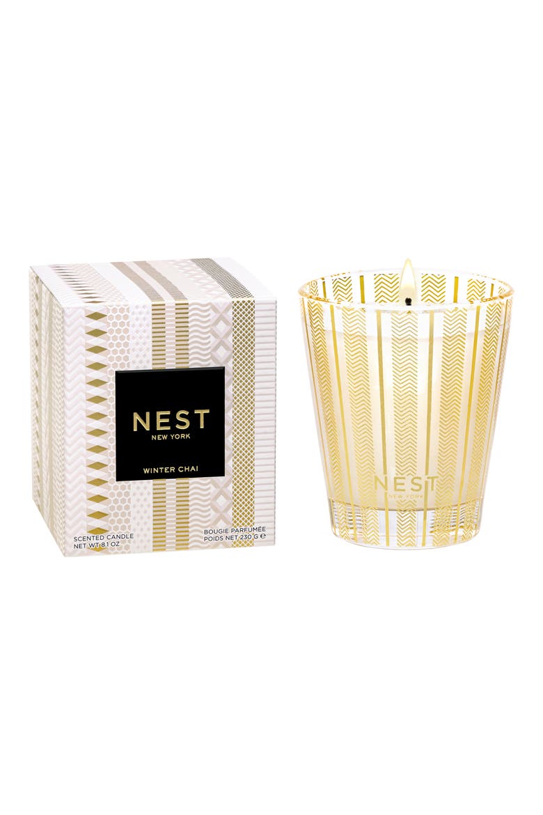 Winter Chai Classic Candle, Main, color, NO COLOR