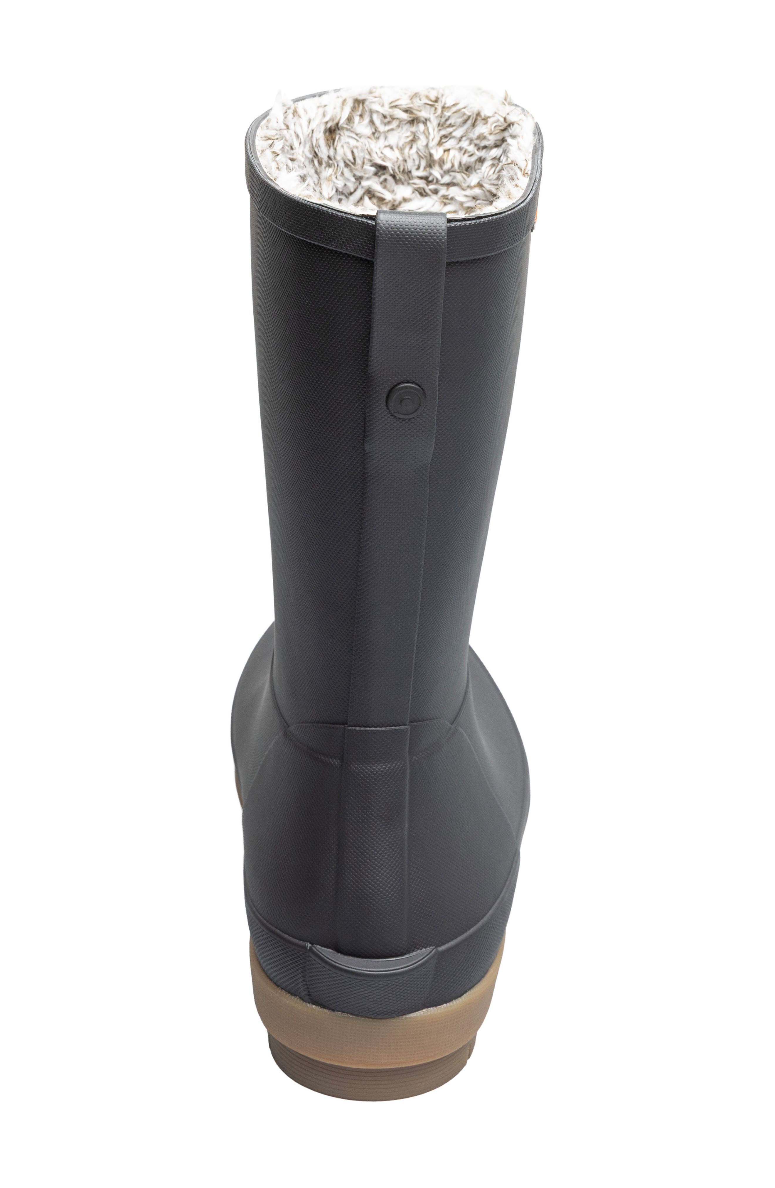 Amanda II Waterproof Rain Boot, Alternate, color, BLACK
