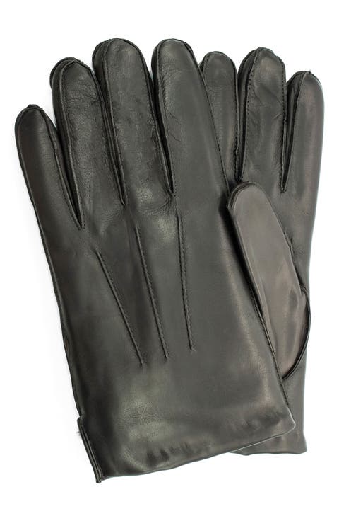 Faux Fur Trim Gloves