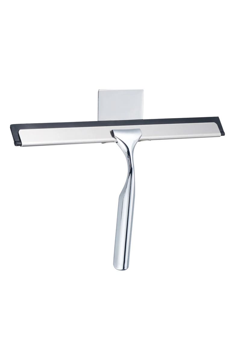 J AND V TEXTILES 2-Pack Shower Squeegees, Alternate, color, Silver