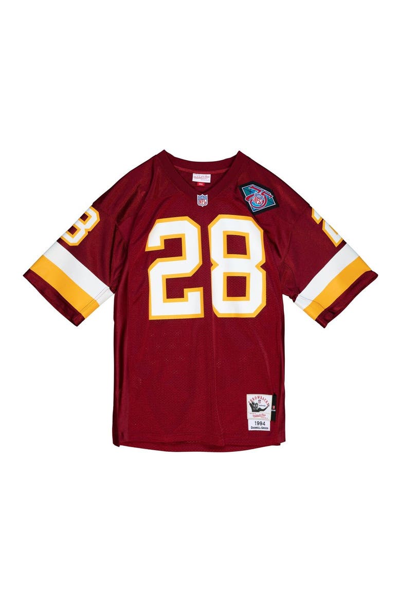 Men's Mitchell & Ness Darrell Green Burgundy Washington Football Team 1997 Authentic Throwback Retired Player Jersey, Alternate, color, Burgundy