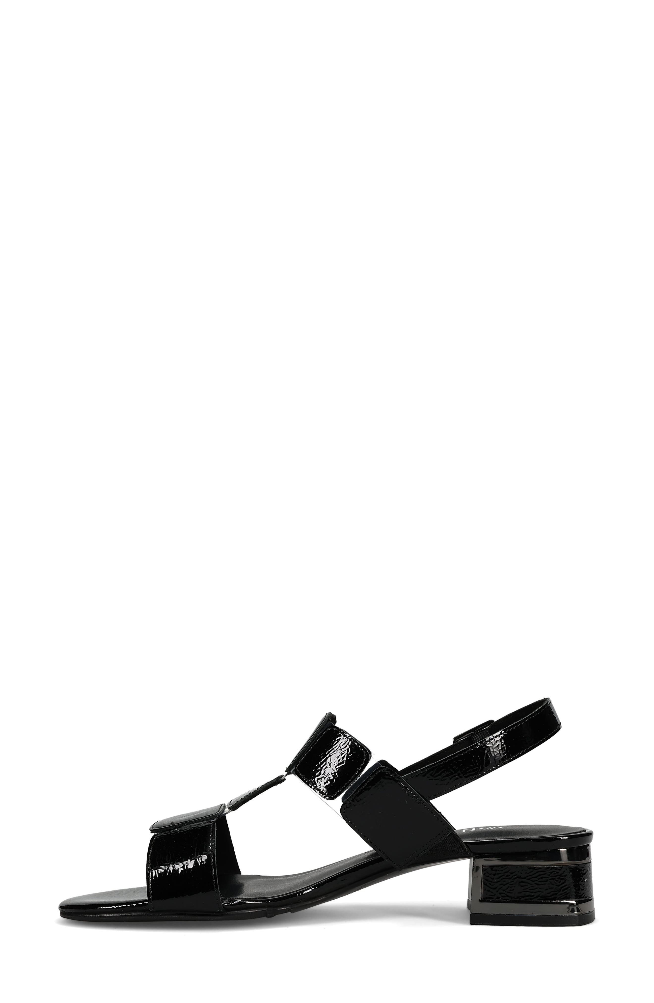VANELi Hatty Metallic Slingback Sandal, Alternate, color, Black