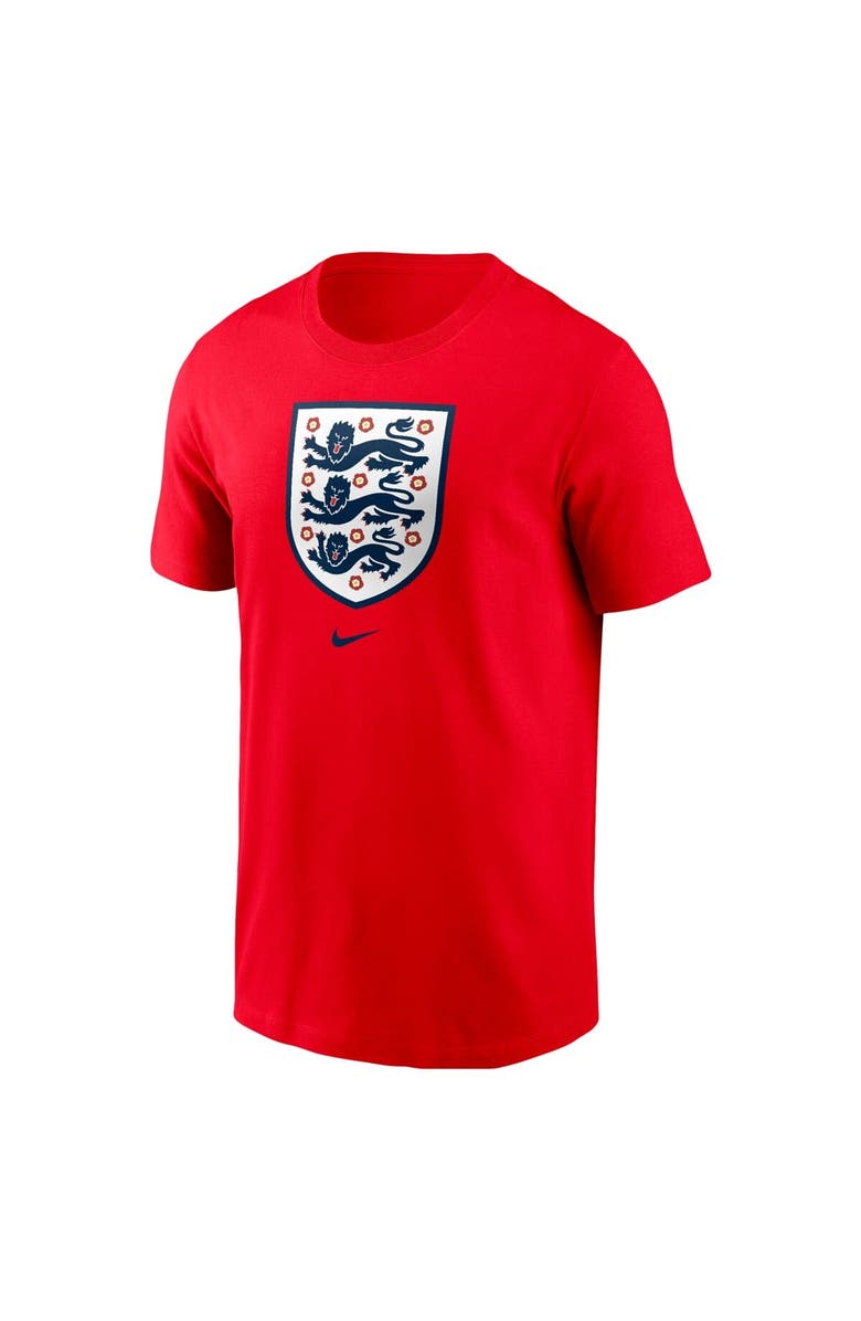 Nike Men's Nike Red England National Team Crest Core T-Shirt, Alternate, color,