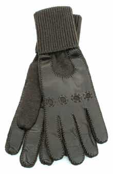 Portolano Cuffed Leather Gloves