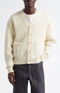 VISVIM Mohair & Cotton Blend Cardigan