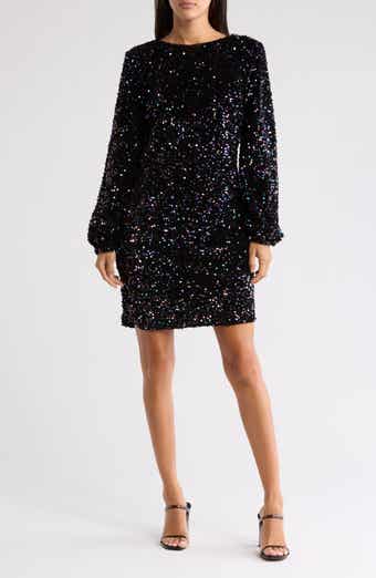 BY DESIGN Empire State Sequin Shift Dress