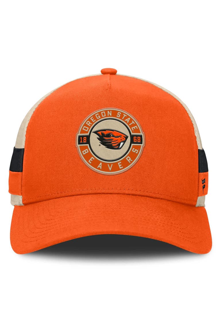 Men's Fanatics Orange/Cream Oregon State Beavers Prestige Trucker Adjustable Hat, Alternate, color, Orange