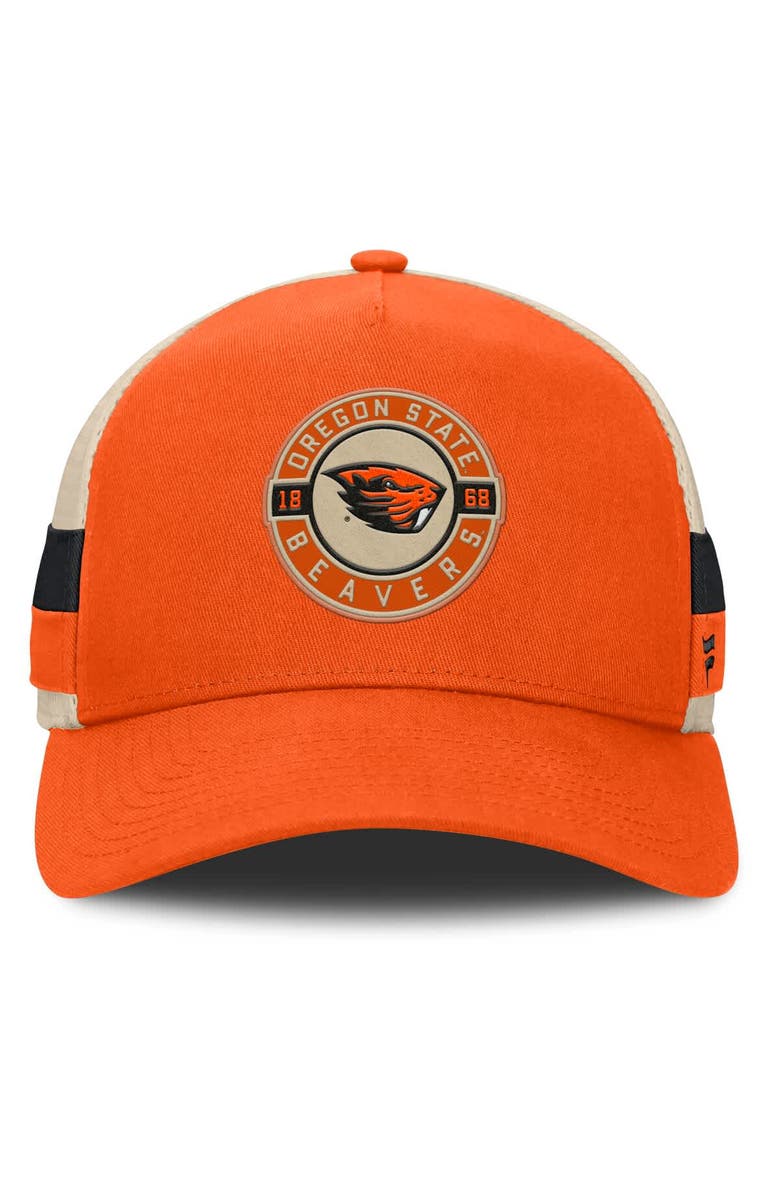 FANATICS Men's Fanatics Orange/Cream Oregon State Beavers Prestige Trucker Adjustable Hat, Alternate, color, Orange