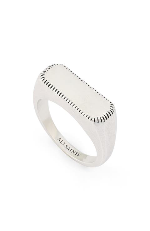 Smooth Rectangular Signet Ring