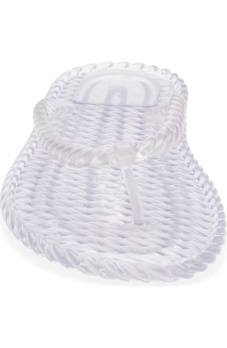 BRIZZA Jelly Flip Flop, Alternate, color, Clear
