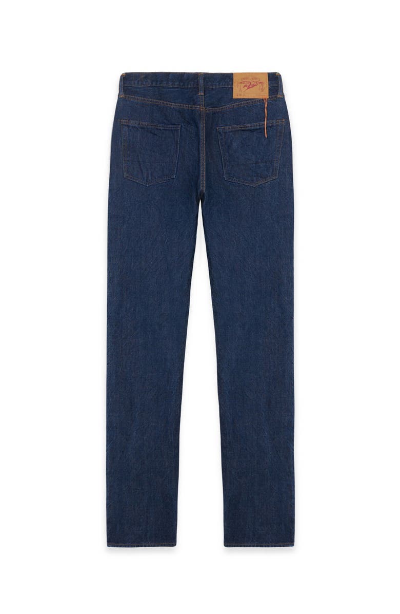 Fortela 992 Johnny Japan Selvedge High-Waisted 5-Pocket Rinse Wash Denim, Alternate, color, Blue