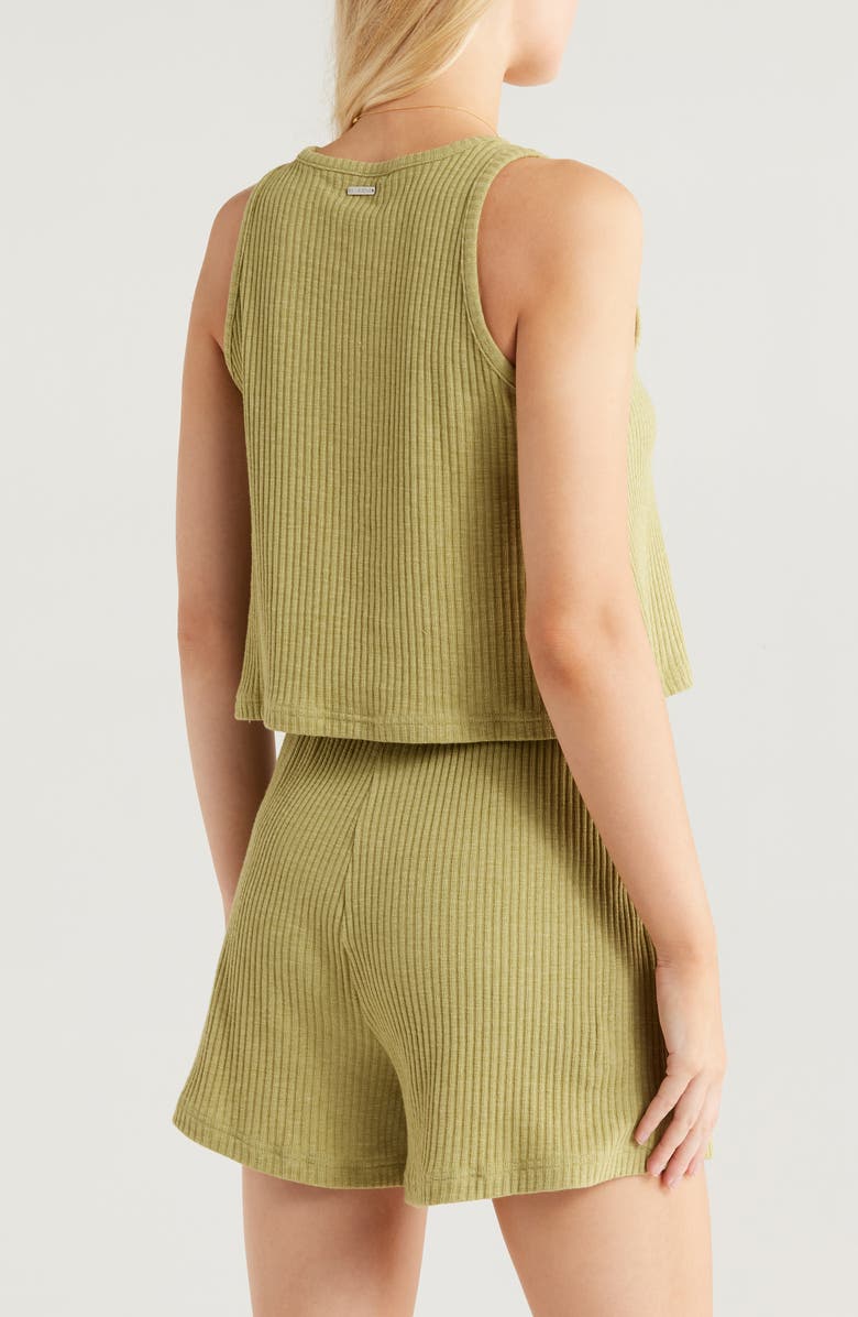 Billabong Aya Rib Tank, Alternate, color, Avocado