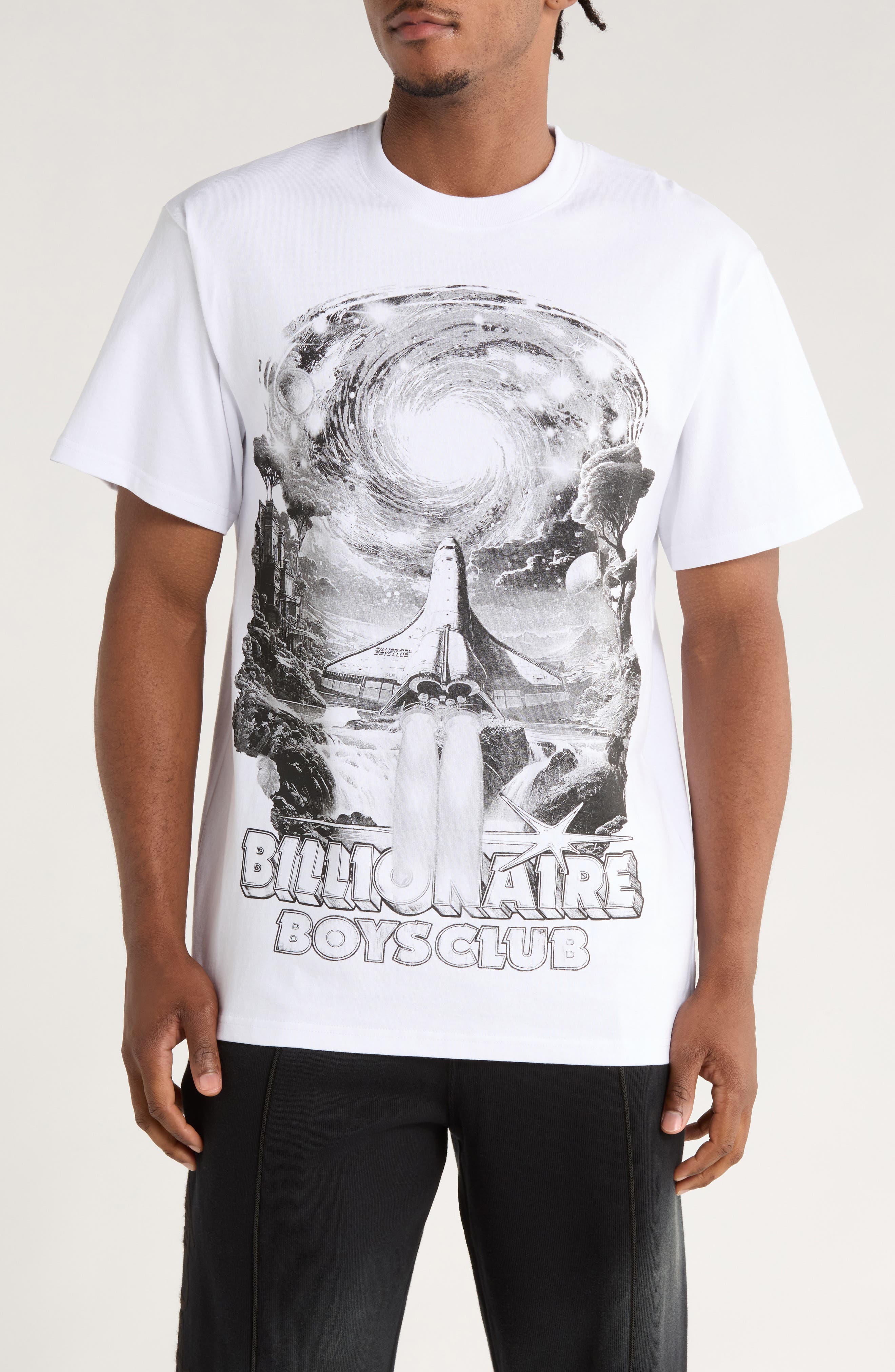 Billionaire Boys Club BB Grey Horizon Graphic T-Shirt