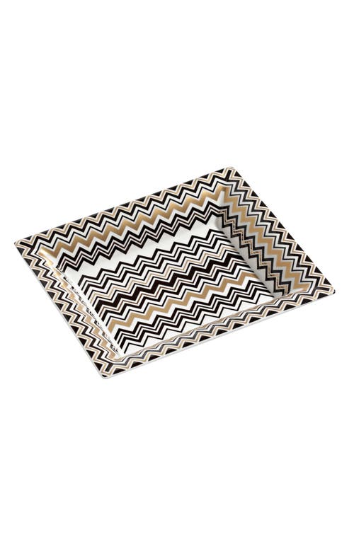 Missoni Home Tableware Tray Zig Zag Rectangular Large