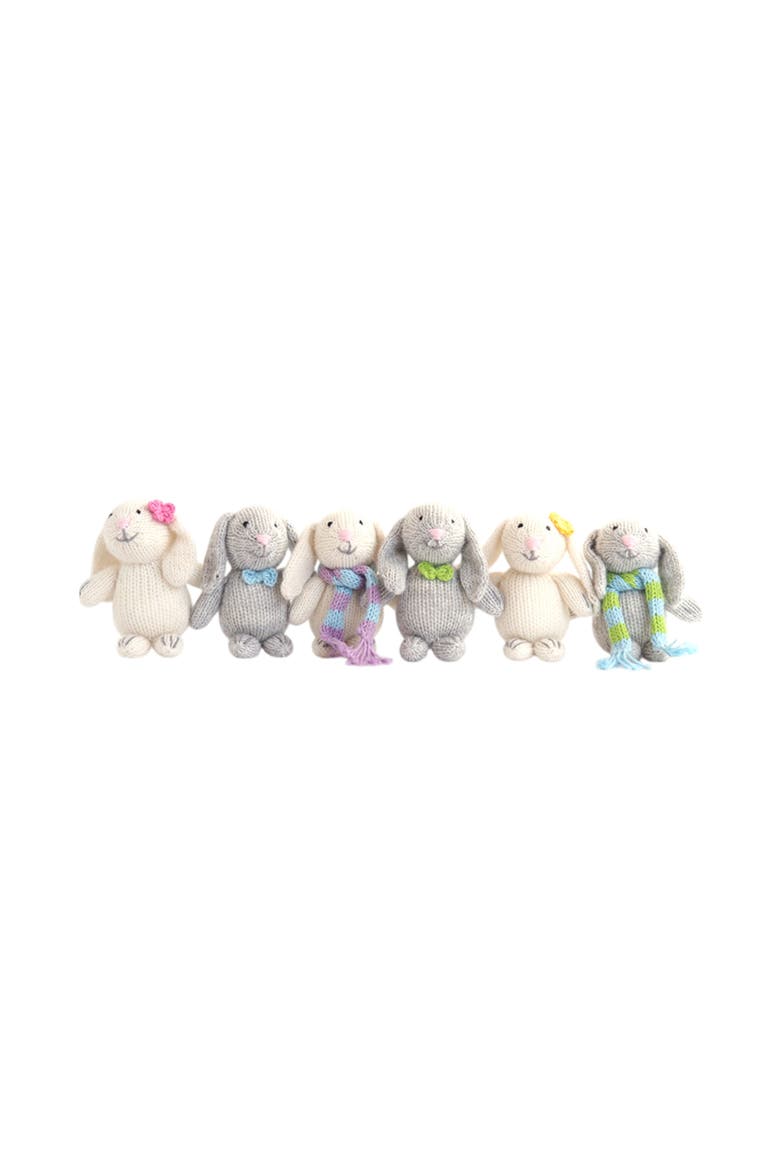 Cozy Cottontail Ornament Set, Main, color, Ivory