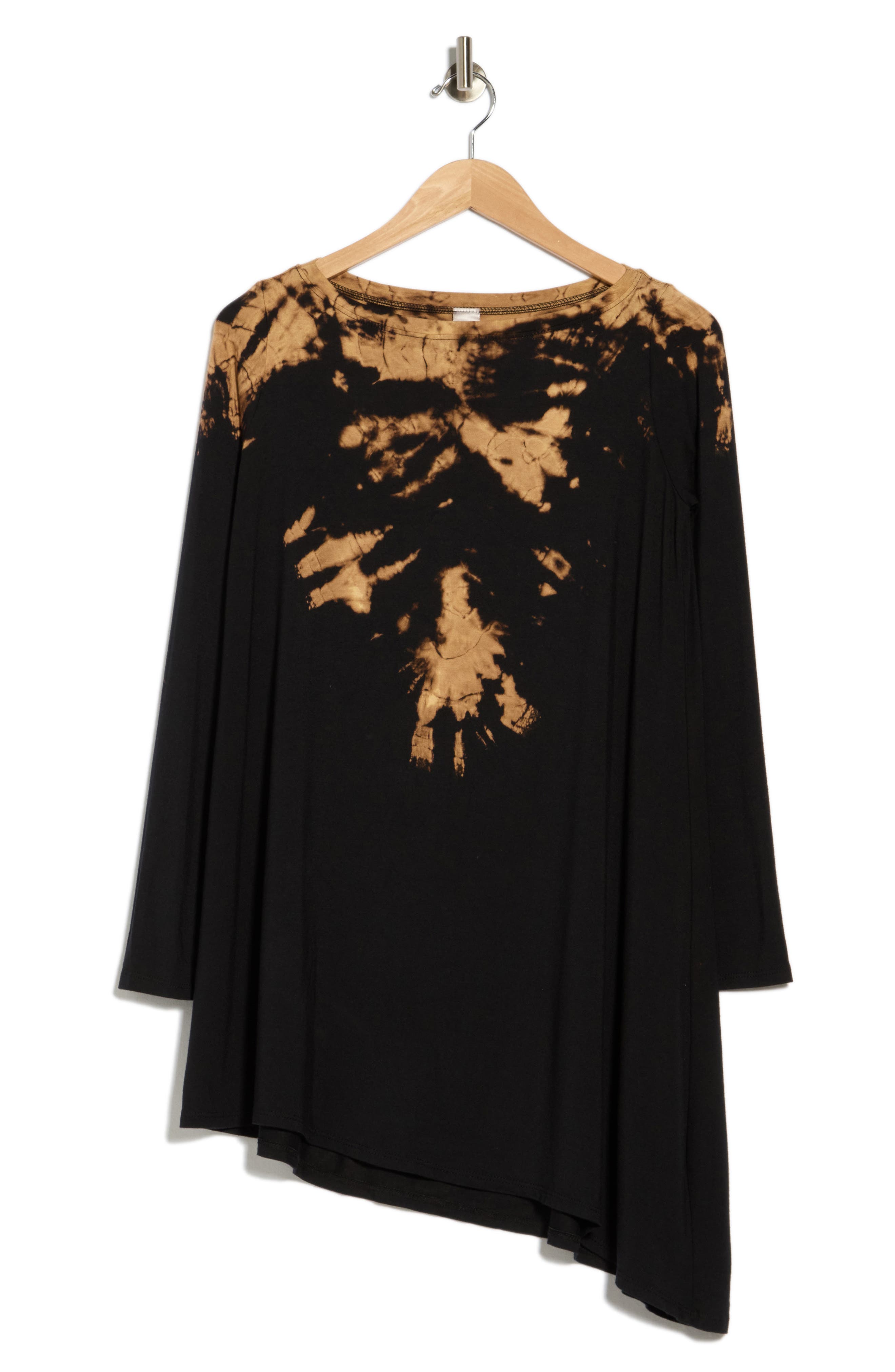 Boxy Garment Dyed Tunic Top