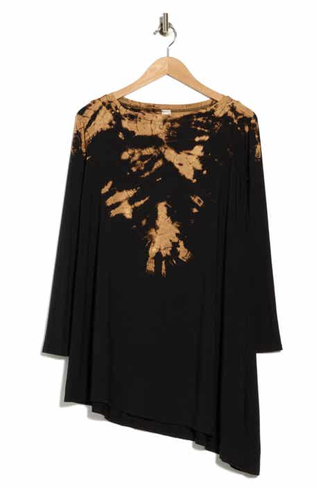 Boxy Garment Dyed Tunic Top