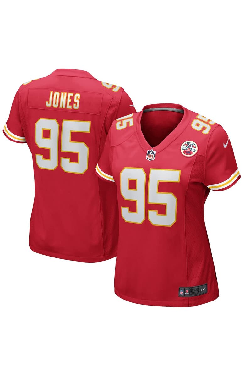 Nike Women's Nike Chris Jones Red Kansas City Chiefs Game Jersey, Main, color, Red