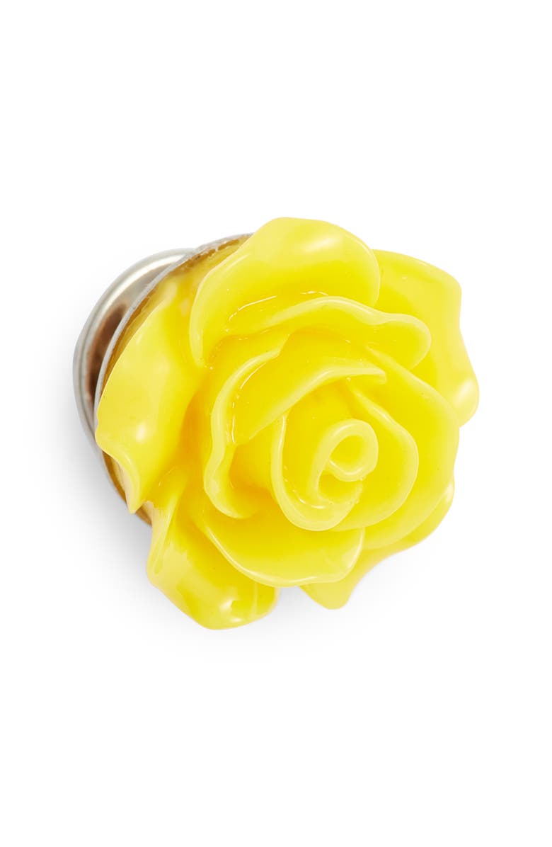 CLIFTON WILSON Floral Lapel Pin, Main, color, 