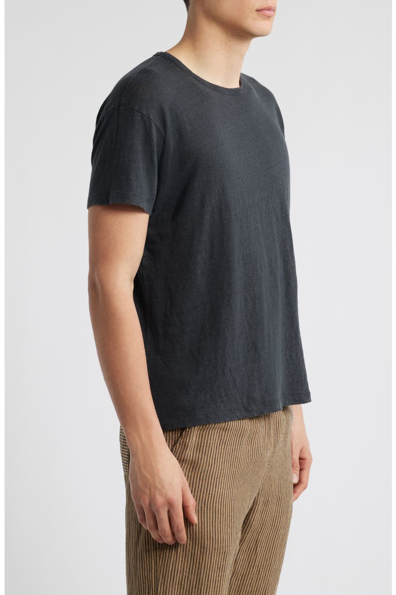 Sun Linen T-Shirt, Alternate, color, NIGHT