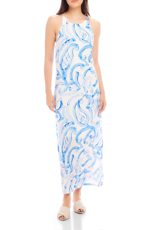 Sera Print Sleeveless Maxi Dress