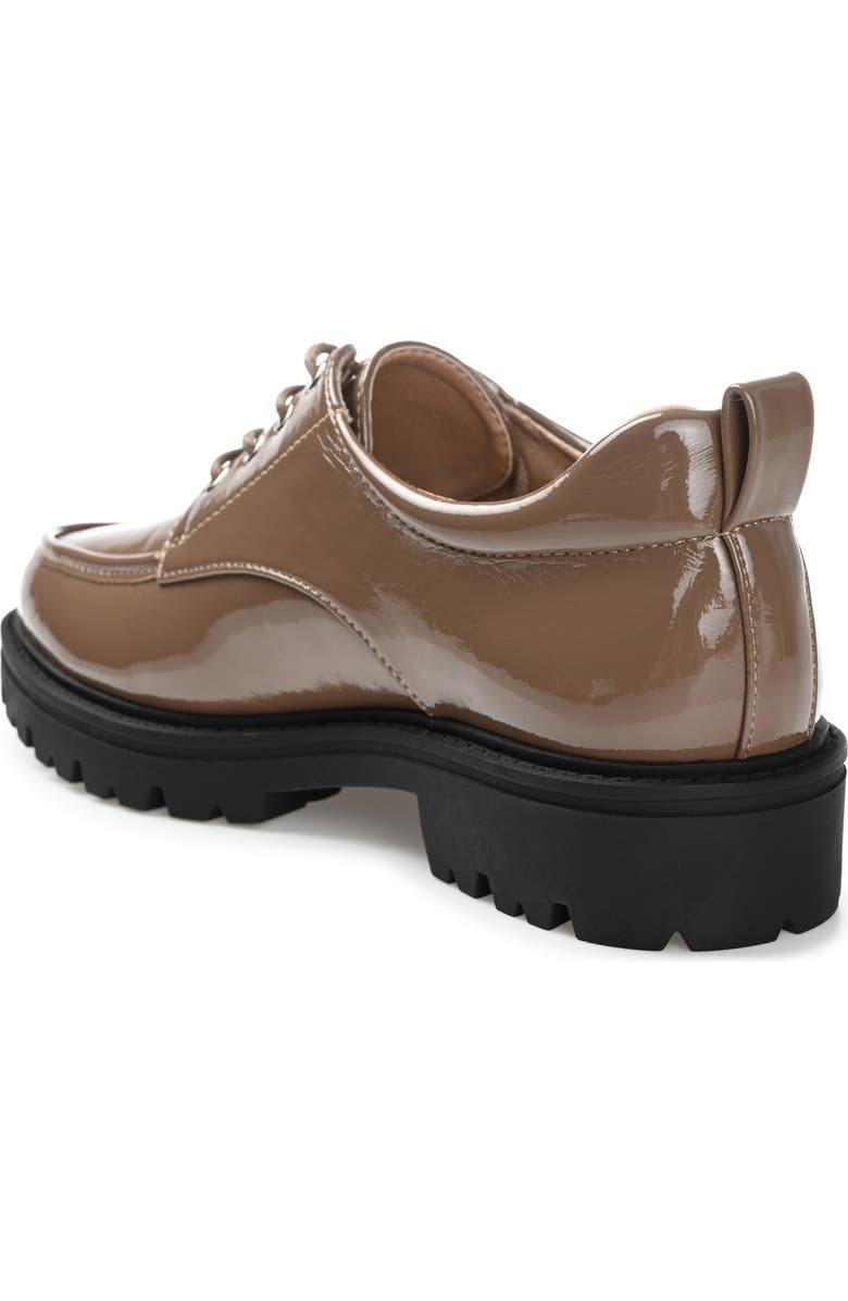 Journee Collection Zina Lug Sole Loafer, Alternate, color, Taupe