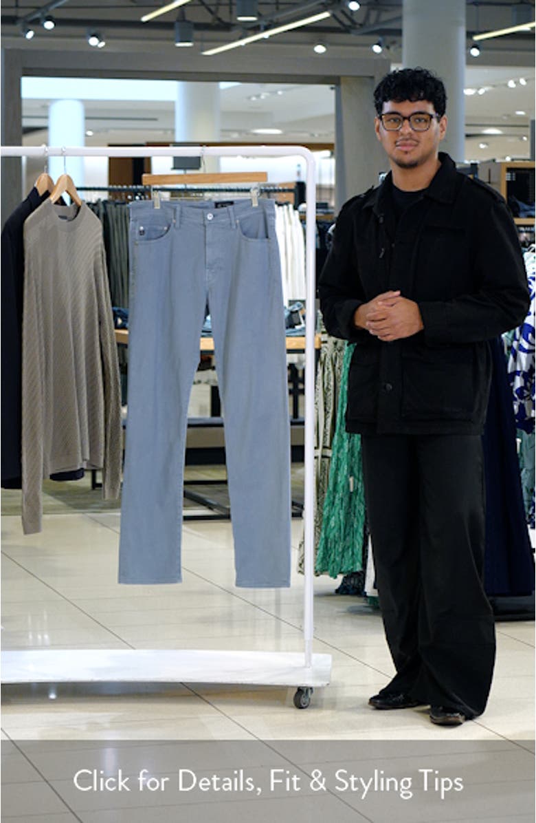 Everett Stretch Sateen Slim Straight Pants, sales video thumbnail