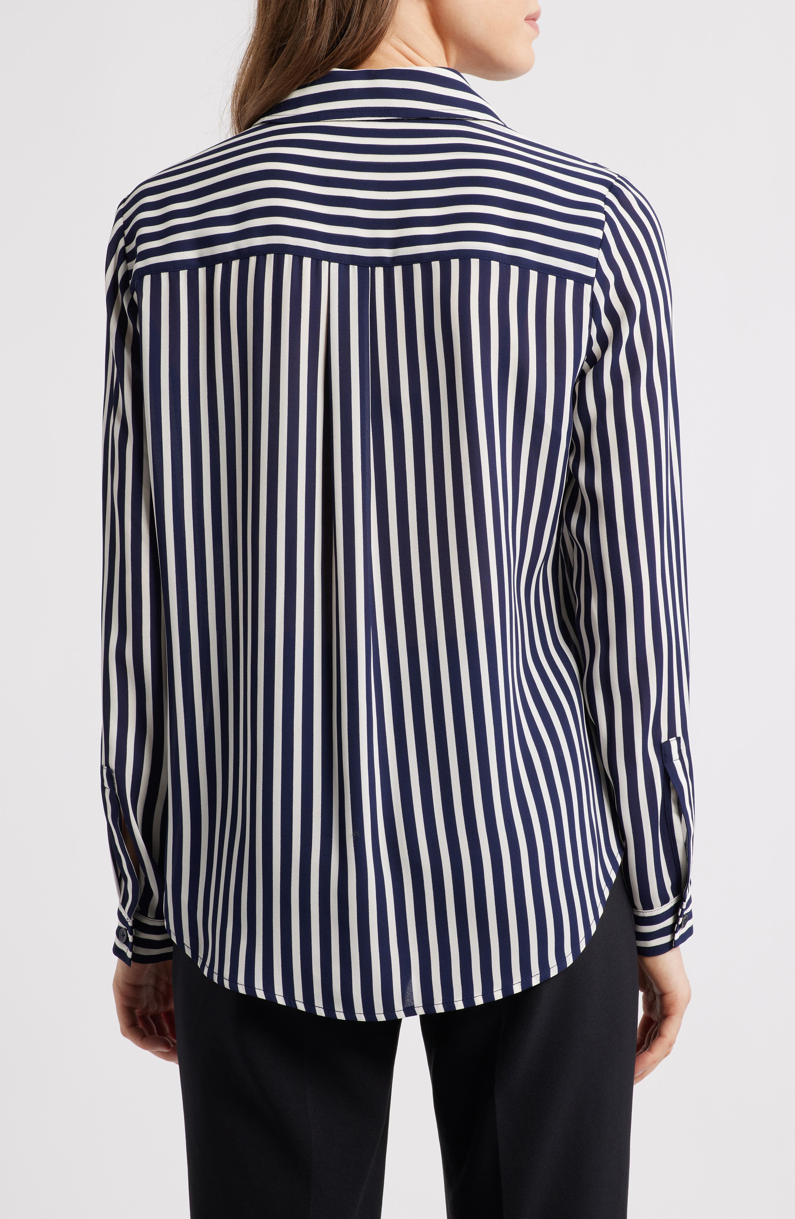 Stripe Button-Up Shirt - image 2