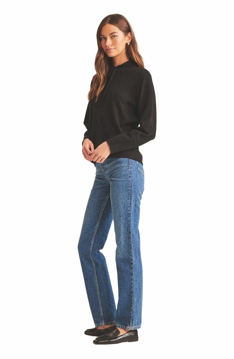 NAADAM Off-Duty Cashmere Hoodie, Alternate, color, Black