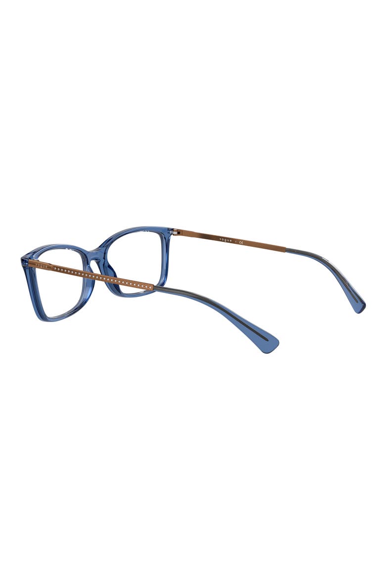 54mm Pillow Optical Glasses, Alternate, color, TRANSPARENT BLUE