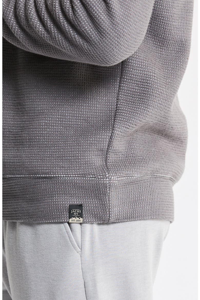 Faux Fur Lined Crewneck Sweatshirt, Alternate, color, DARK GREY