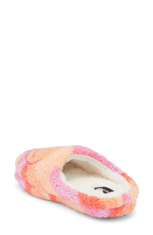 Joe Boxer Faux Fur Clog Slipper In Pink