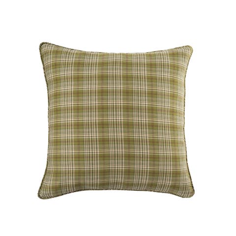 Holly Red Cotton Euro Pillow Sham