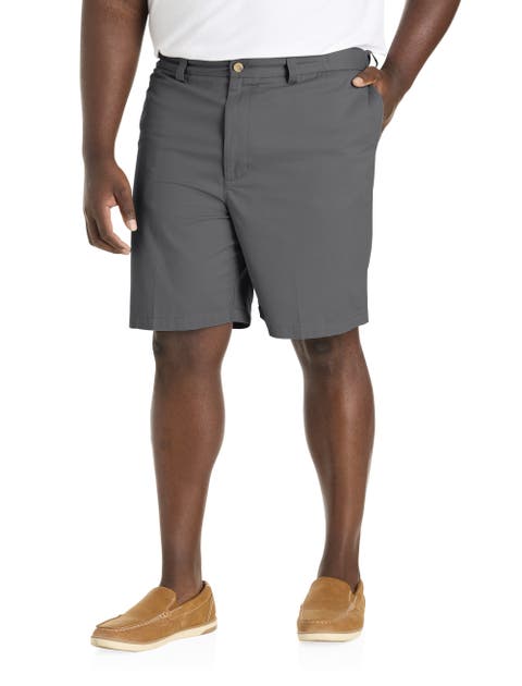 Big & Tall Waist-Relaxer Cotton Shorts