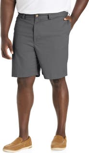 Harbor Bay by DXL Big & Tall Waist-Relaxer Cotton Shorts